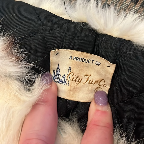 Vintage Fur Hat City Fur Company One size Unique and adorable main image 13
